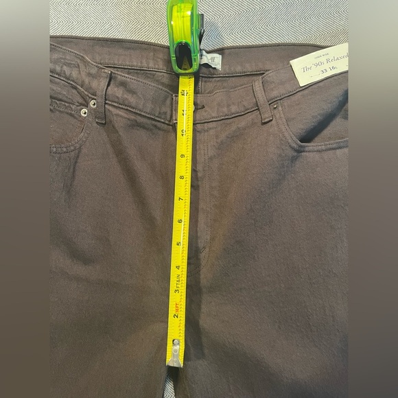 NWT Abercrombie & Fitch High Rise The 90’s Relaxed Jean Size 33/16L - Picture 9 of 13